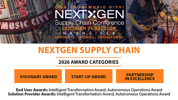 The NextGen Supply Chain Conference has revamped its 2026 awards to emphasize real-world execution, introduced a new Partnership in Execution category, and opened submissions through May 15 for organizations delivering measurable supply chain results.