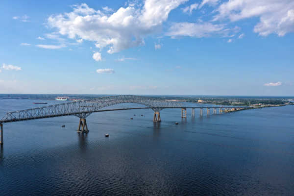 The Francis Scott Key Bridge in Baltimore was struck by a 948-foot cargo ship and collapsed early Tuesday morning, causing the bridge and several cars to fall into the Patapsco River. The supply chain impact is uncertain at this point.